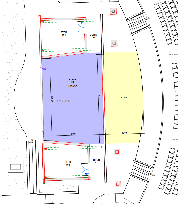 Bergfeld Amphitheatre Dimensions