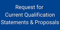 Request for current qualification statements and proposals button
