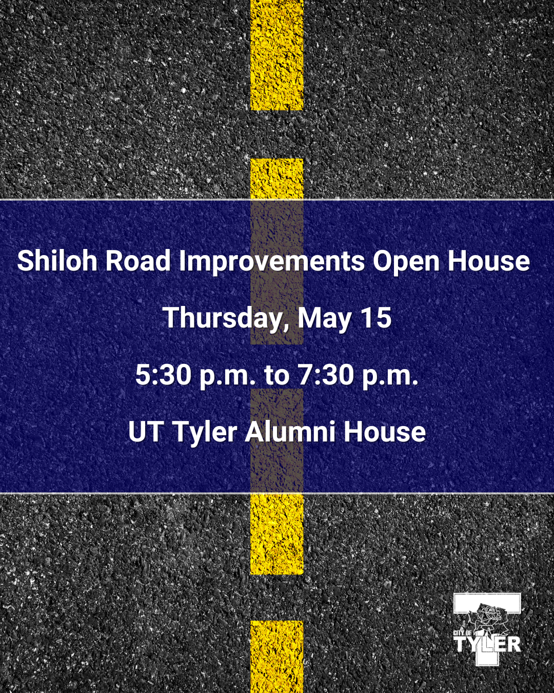 Shiloh Road Improvements Open House graphic