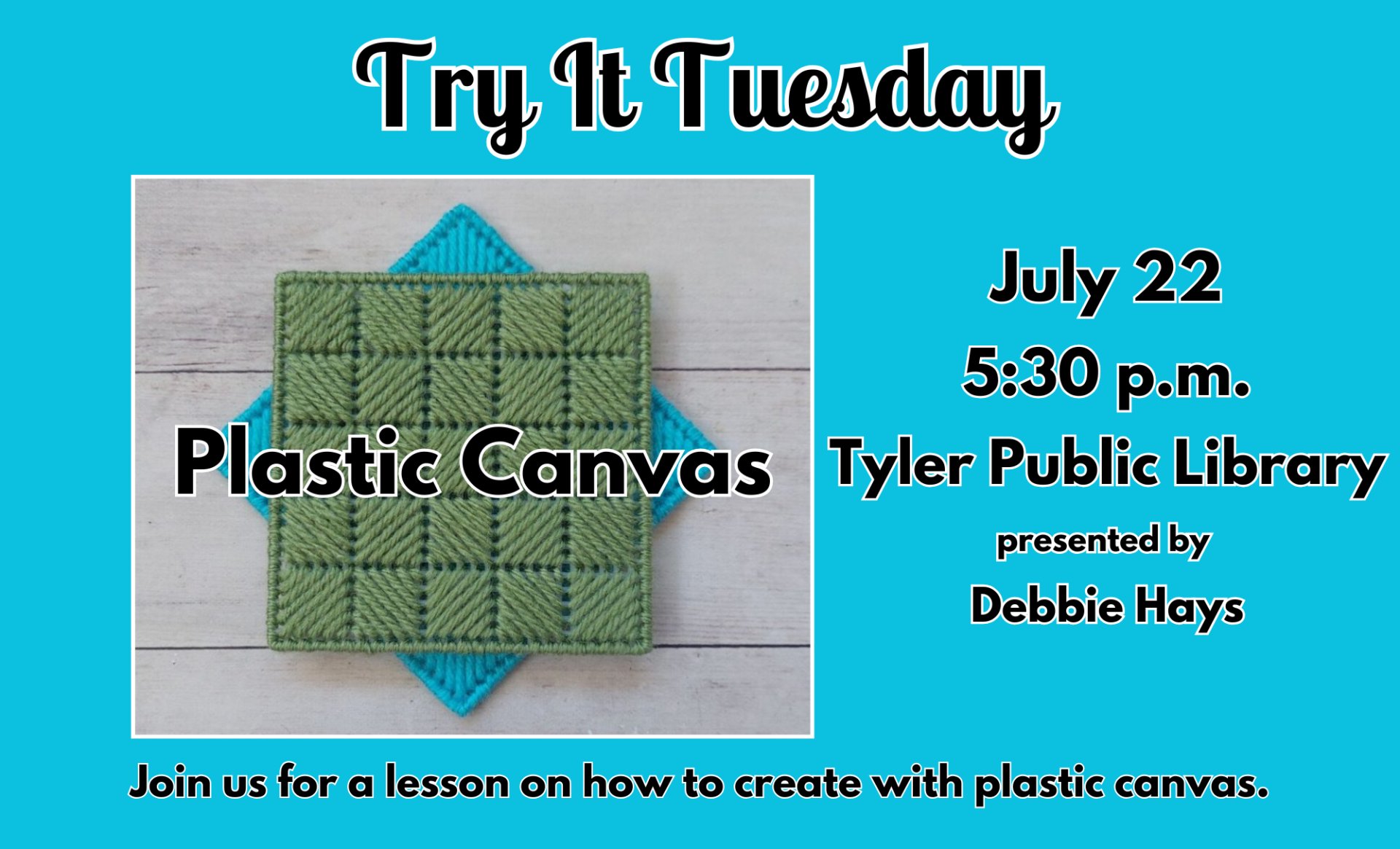 Programming - Try It Tuesday Plastic Canvas 2025