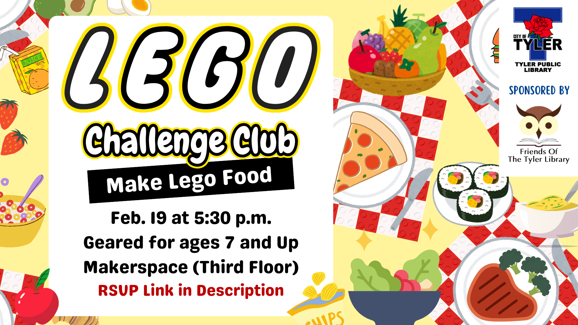 Facebook Post - Feb26 Lego Challenge Club Food