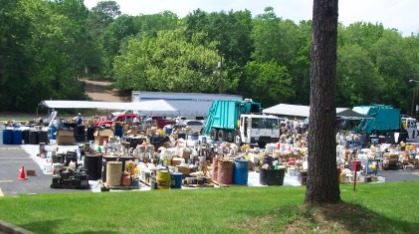 Hazardous Waste arranged at landfill