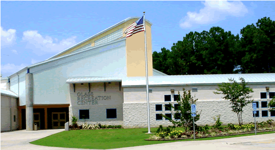 Exterior of Glass Recreation Center