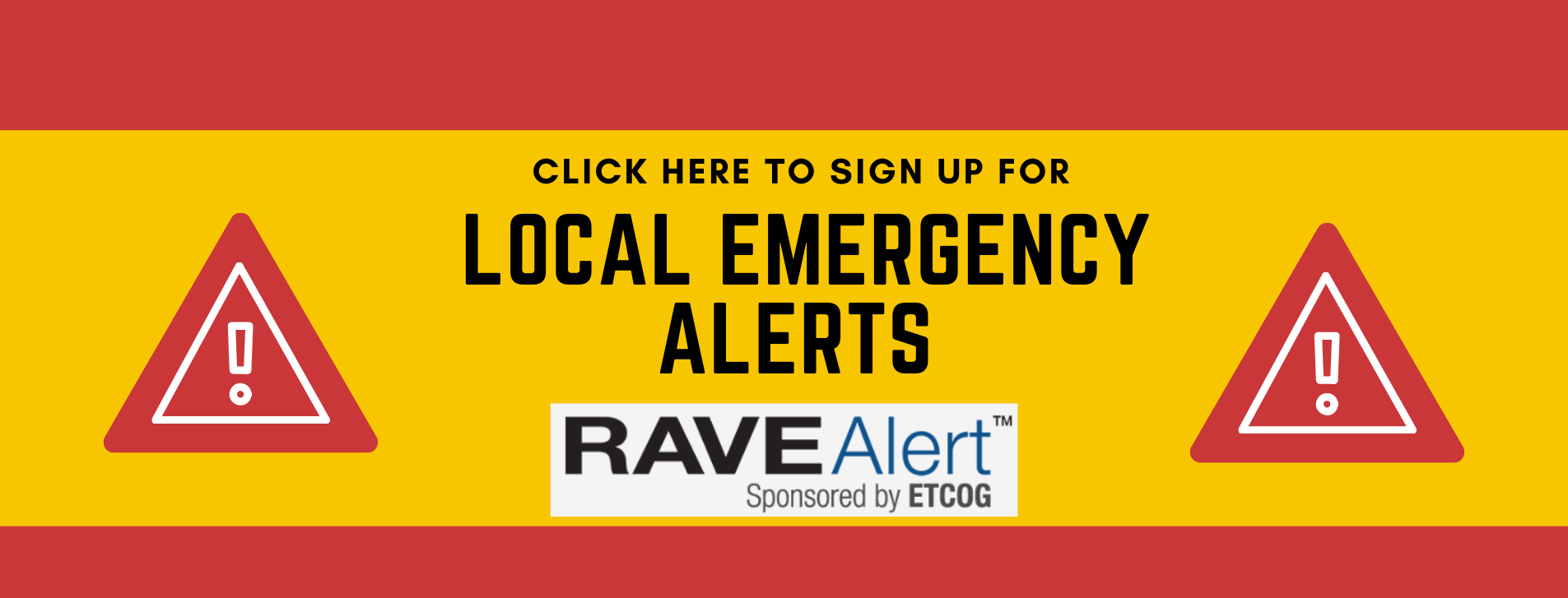 Click here to get local emergency alerts!